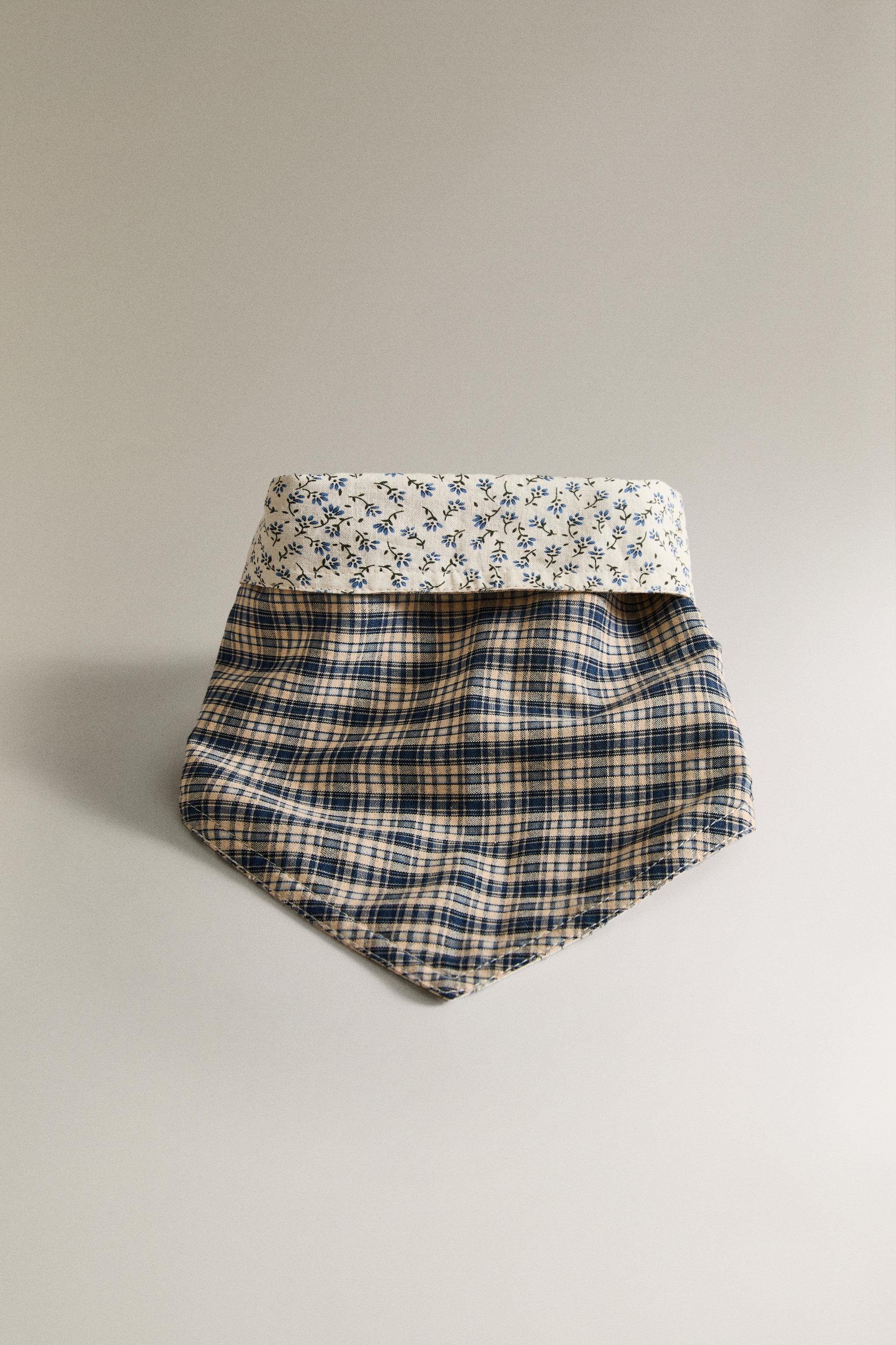 BANDANA COTON FLEURS ANIMAUX